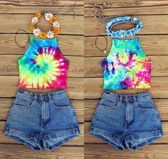 Hippie Rave Outfits, Rave Outfits Winter, Neon Rave Outfits, Pride Outfit Ideas, Looks Hippie, Summer Music Festival, Rave Shirts, Fest Outfits, Music Festival Outfits