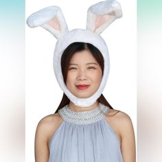 New Without Tags One Size Fits Most Halloween Rabbit, Bunny Plush, Rabbit Ears, Bunny Ears, Bunny Ear, White Cream, Woman Colour, Cream White, Face Masks