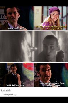 the doctor who is talking to each other