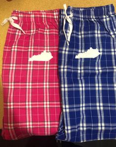 This state outline looks so cute on the plaid pajama pants Kentucky State Outline, Plaid Pajama, Kentucky State, Plaid Pajama Pants, Adult Pajamas, State Outline, Plaid Pajamas, Fun Sweatshirts, Pj Pants