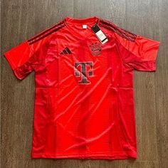 Red Adidas, Adidas Men, New Jersey, Man Shop, Bayern