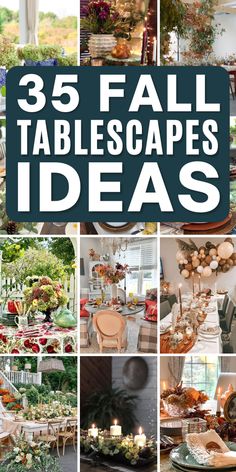 the top 25 fall tablescapes ideas