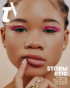 K C Undercover, Storm Reid, Vogue Beauty, Teen Vogue, Beauty Editorial, Free Makeup, Creative Makeup, Aesthetic Makeup