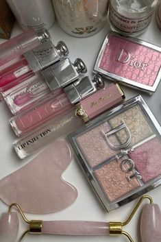 Christmas Wishlist Aesthetic, Aesthetic Christmas Wishlist, Dior Rosy Glow Blush, Wishlist Aesthetic, Christmas Wishlist Ideas, Makeup Dior, Dior Girl, Dior Aesthetic, Makeup Bag Essentials