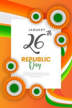 Happy republic day indian festival poste... | Premium Vector #Freepik #vector #poster #independence-day #flag #happy Republic Day Images Pictures, Republic Day Poster, Republic Day 26 January, Happy 15 August, Republic Day Photos, Cute Wallpapers For Android, Republic Day Indian