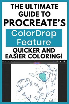 the ultimate guide to procreate's colordrop feature quick and easy coloring