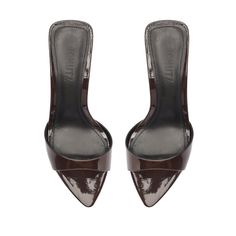 Elodie Patent Leather Sandal Mule Sandals, Loose Blouse, Fall Season, Mule, The Fall, Leather Sandals, Patent Leather, Heel Height, Leather Upper