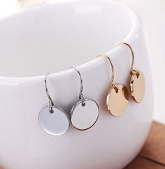 earrings circle drop Hot Earrings, Mountain Jewelry, Earrings Dangle Simple, Earrings Circle, Moon And Star Earrings, Alloy Earrings, Earrings Round, Women Earrings, Metal Earrings