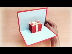 Pop up card gift box - Birthday cards DIY | Easy paper crafts by Maison Zizou Diy Easy Paper Crafts, Origami Birthday Card, Cards Diy Easy, Diy Pop Up Cards, Origami Cards, 3d Birthday Card, Paper Flower Arrangements, Anniversaire Diy