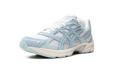 The ASICS Gel-1130 “Birch Blue” is a colorway of the retro shoe with eye-pleasing light blue accenting.  A spring and summer-inspired design, the “Birch Blue” features a white open-mesh construction with Birch Blue synthetic leather overlays.  A “Gel-1130” logo appears on the tongue and “Gel” is spelled out on the inserts on the collar overlay.  Underfoot, a techy-looking midsole with ASICS’s Gel cushioning technology completes the look of the popular sneaker. Air Jordan 4 Bred, Best White Sneakers, Jordan 4 Bred, Nike X Travis Scott, Popular Sneakers, Jordans Women, Jordan 2, Kids Uggs, Womens Jordans