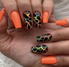 Art Deco Nails, Fancy Nails Designs, Spring Nail Designs, Nail Blog, Matte Nails Design, Brighter Days, Dope Nail Designs, Cute Gel Nails, Neon Nails