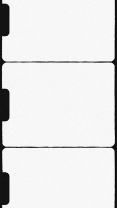 three blank white labels with black lines on the bottom one is empty and the other two are not