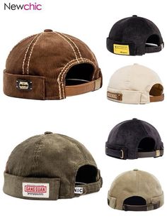 Corduroy Hats, Classy Hats, Brimless Hat, Corduroy Hat, Stylish Caps, Hat Ideas, Men Hats, Cool Outfits For Men, Hat Fashion