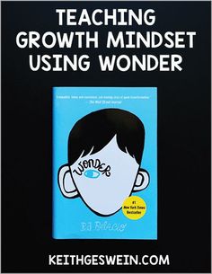 a book with the title teaching growth minds using wonder