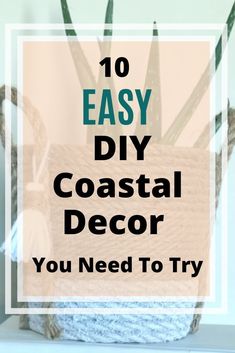 an easy diy coastal decor you need to try