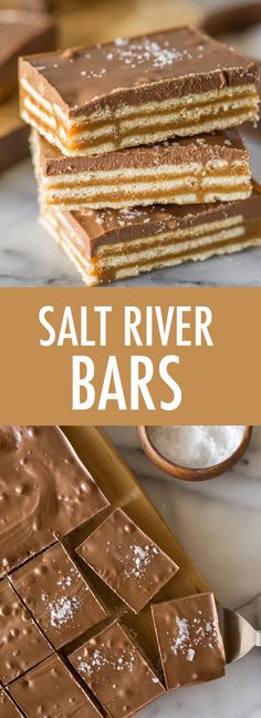 salt river bars stacked on top of each other with text overlay that reads salt river bars