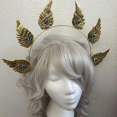 Customized Seraphim Ophanim Eyes Biblically Accurate Angel - Etsy Biblically Accurate Angel, Angel Accessories, Biblically Accurate, Angel Makeup, Angel Halo, Winged Eye, Halo Headband, Angel Outfit, Angel Costume