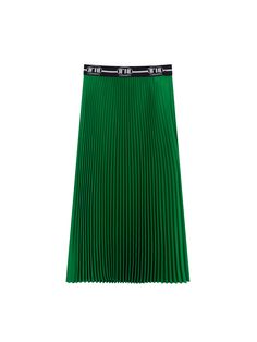 Details: Like turquoise green vintage elegant pleated half skirt High waist elastic design A-line shape Materials & Care: Polyester 100% Hand wash | Dry clean Do not bleach Size & Fit: Model is 5'7", Bust 32, Waist 24, Hips 35, wearing a size S Item #: EL3SK04 Vert Turquoise, Skirt High Waist, Half Skirt, Turquoise Green, Sale Promotion, Green Vintage, Vintage Elegant, Stage Outfits, Sale Items