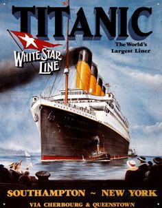 a magazine cover with a large ship in the background