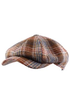 Newsboy Retro Cap in Coffee Herringbone 'Magee 1866' Wool by Wigens Retro Cap, Celtic Traditions, Donegal Tweed, Ivy Cap, Best Caps, Unique Fits, Peaky Blinders, Model Fits, Part Time