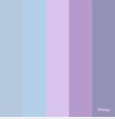 purple and blue color palette with the word pastel on it in white text that reads,