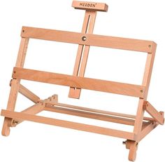 MEEDEN H-Frame Adjustable Studio Tabletop Easel - MEEDEN ART Table Top Easel, Portable Easel, Studio Easel, Table Easel, Tabletop Easel, Minimalism Design, Wood Easel, Display Easel, Wooden Table Top