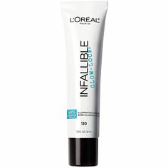 INFALLIBLE PRO GLOW LOCK PRIMER FOR FACE MAKEUP prepares, perfects, & illuminates while it hydrates skin for better makeup application. This Illuminating L'Oréal makeup primer leaves skin with a healthy-looking, radiant glow that lasts all day. Infallible Pro Matte Foundation, Primer For Dry Skin, Illuminating Primer, Loreal Paris Makeup, Infallible Pro Matte, Paris Makeup, Loreal Infallible, Loreal Paris Infallible, Best Primer