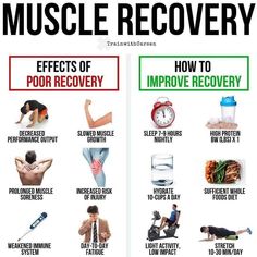 an image of the effects of muscle recovery and how to use it in your life