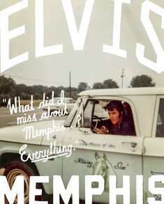 an advertisement for elvis's memphis