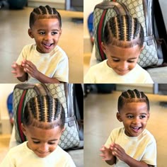 Baby Boy Braids Toddler Hair Black, Toddler Boy Cornrows, Black Baby Boy Hairstyles, Black Boys Hairstyles, Trendy Cornrows, Boys Hairstyles Trendy, Best Boys Haircuts, Haircuts For School