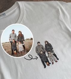 an image of a family on a t - shirt