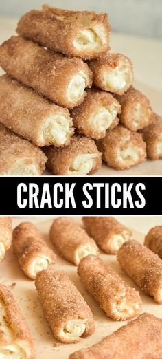 HOW TO MAKE CRACK STICKS Finger Food Desserts, Finger Desserts, Fast Desserts, Appetizers Easy Finger Food, Finger Foods Easy, Baked Casserole, Daily Recipes, Mary Ann, Best Recipe