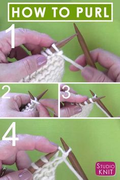 how to purl crochet stitches in 4 easy steps - step by step instructions