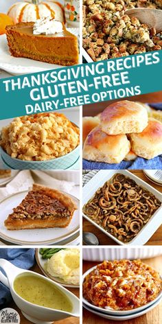 thanksgiving recipes that are gluten - free, dairy - free options for everyone