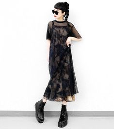 Chic Edgy Outfits, Everyday Goth, Fest Outfits, Black Wardrobe, Hippie Outfits, Work Attire, Goth Fashion