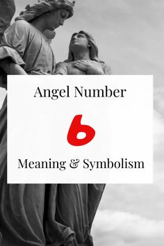 an angel statue with the words meaning and symbol in front of it that says angel number 2