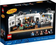 a lego set with people in the kitchen and living room