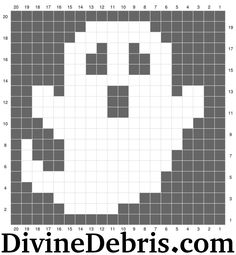 an image of a pixellated face with the words divine debris com on it