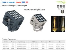 three different types of leds are shown in this brochure for the product