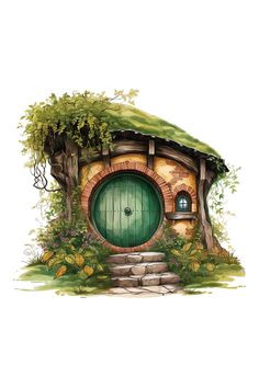 Hobbit door, Fantasy doorway, Whimsical entrance Shire-inspired door, Magical portal, Tiny house access Miniature hobbit entrance, Tolkien-inspired decor, Woodland charm Fairy tale door, Hobbiton aesthetic, Enchanted passageway Hobbit Door, Casa Hobbit, Hobbit Art, Lotr Art, Hobbit House, Pola Sulam, Fairy Doors, House Drawing, Feb 2