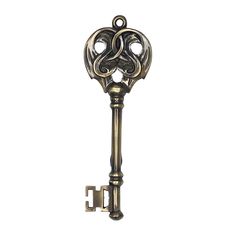 an antique style key is shown on a white background