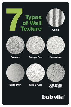 the seven types of wall texture