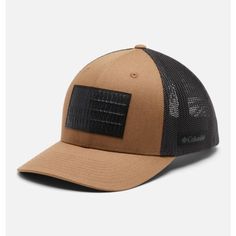 Unisex Brown This Flexfit , Cotton-Blend Cap Is Outdoor-Inspired And Stretchy, Perfect For The Trail, The Dock, Or The Park. Columbia Logo, Mesh Hat, Columbia Sportswear, The Trail, Ball Cap, The Park, Classic Looks, Trucker Hat, Columbia