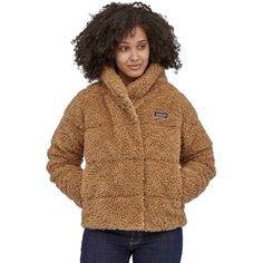 Patagonia Recycled High Pile Fleece Down Jacket - Women's - Clothing Patagonia Puffer Jacket, Patagonia Style, Patagonia Jacket, Womens Fleece, Patagonia Womens, Casual Jacket, Modern Fit, Fleece Jacket, Winter Coat