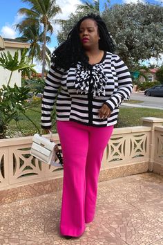 Outfit Ideas Plus Size, Stripes Outfit, Plus Size Outfit Ideas, Striped Sweater Outfit, Plus Size Spring, Plus Size Outfit, Stripe Outfits, Fashion Plus Size, Ashley Stewart