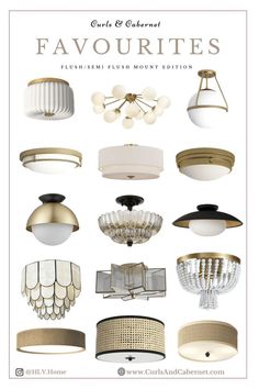 an image of various chandeliers and lights