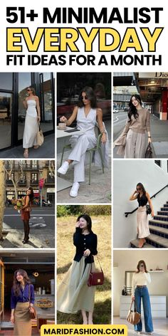 If you’re all about effortless elegance, these 51+ minimalist everyday fit ideas are perfect for refreshing your wardrobe this month! I’ve gathered minimalist style outfits, from minimal casual looks to business casual outfits for women, that feel both chic and practical. You’ll love the versatility of minimalist OOTD ideas for women that work as office outfits or a sleek party outfit. Think minimal chic that radiates confidence, with old money vibes for an elevated touch. Minimal outfit ideas for women don’t have to be boring—these are stylish and easy to wear. Check out the blog for all the inspo and save your faves to try this week! Minimalist Ootd, Business Casual Outfits For Women, Ootd Ideas, Minimal Outfit, Fit Ideas, Minimal Chic, Effortless Elegance, Business Casual Outfits