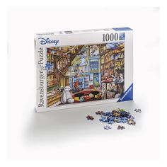 a jigsaw puzzle is shown with the box