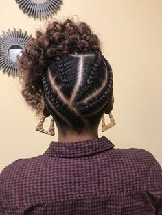 Natural Updo, Flat Twists, Flat Twist Hairstyles, Black Hair Updo Hairstyles, Flat Twist Updo, Protective Hairstyles For Natural Hair, Mohawks, Goddess Braids Hairstyles, Beautiful Braided Hair