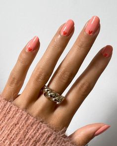 Incoming: VDAY Nail Inspo 💅💌 Valentine's Day Classic 14k Gold Ruby Ring, Pink Ruby Ring With 14k Gold, Valentine's Day Pink Ruby Ring, Valentine's Day 14k Gold Ruby Ring Fine Jewelry, Valentine's Day 14k Gold Red Ruby Ring, Vday Nails, Best Sellers